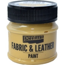 Farba na kožu a textil PENTART 50 ml svetlohnedá
