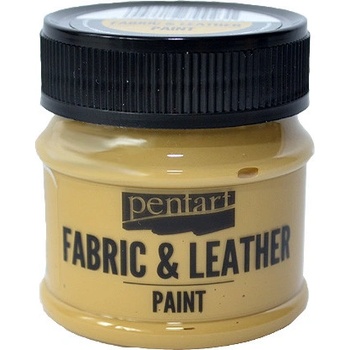 Farba na kožu a textil PENTART 50 ml svetlohnedá