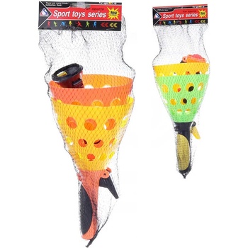 catch ball set 2 košíčky 20cm se 3 míčky