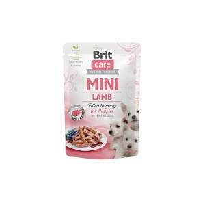 Brit Care Mini Lamb fillets in gravy for puppies-агнешки филенца в сос за подрастващи, 85gr