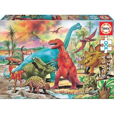 Educa - Puzzle dinosaurs-100-dielikov - 100 piese