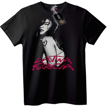 NOONEBRAND Тениска Латина Завинаги - 6XL, Black
