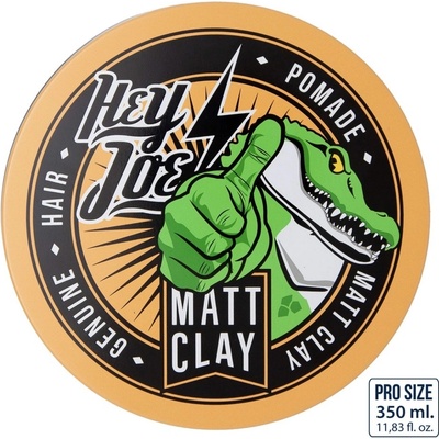 Hej Yoe! HEY JOE! ORIGINÁLNA VLASOVÁ POMÁDA MATT CLAY PRO VEĽKOSŤ 350ml. Hlina
