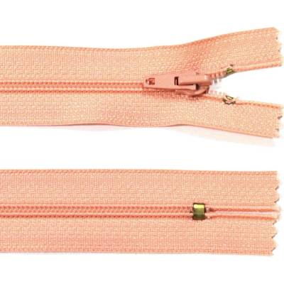 Spirálový zip no.3 nerozepínací 22cm - více barev color: 553 lososová