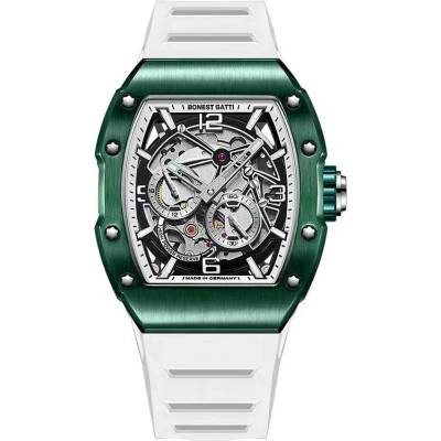Bonest gatti Мъжки часовник Bonest Gatti Lumiеre Helvеtique, Автоматичен, Бял (BG9903-A6)