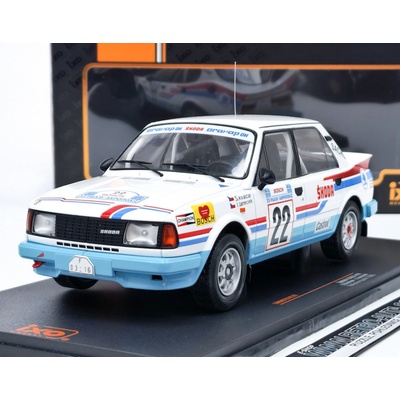 IXO Škoda 130 LR No.22 WRC Rally Acropolis 1986 S.Kvaizar/J.Janeček 1:18