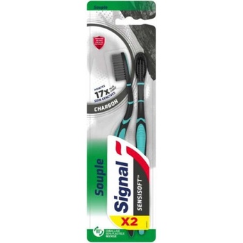 Signal Sensitive Soft Charcoal s uhlíkovými štetinami 2 ks