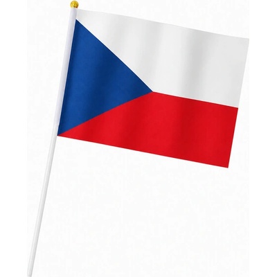WARAGOD Mávající vlajka 30 x 40 cm, Česká republika