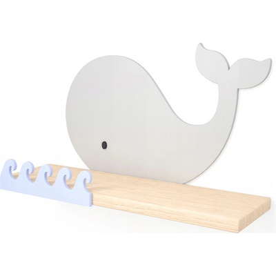 Vulpi Polica do detskej izby Simply Veľryba