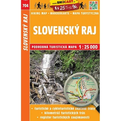 Slovenský raj - turistická mapa č. 701