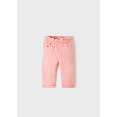 Mayoral Kalhoty natahovací s kapsičkami meruňkové BABY