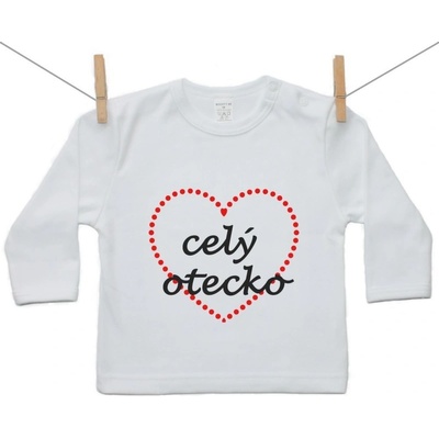 Boodyy Tričko s dlhým rukávom Celý otecko