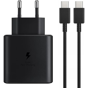 Ep-t4511xbe Зарядно Samsung EP-T4511XBE USB-C Travel Charger 45W, с кабел USB-C, Черен (8806095510002)