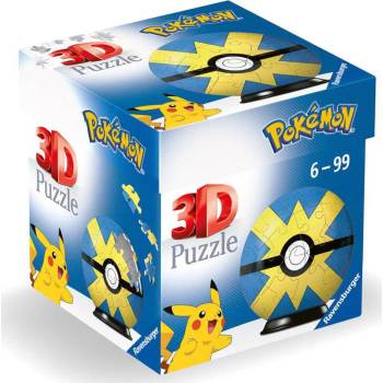 Ravensburger - Puzzle Puzzleball Pokémon: Quick Ball II - 40 - 99 piese