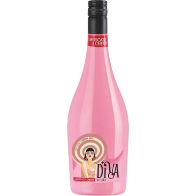 Diva Di Sera Moscato & Cherry frizzante Cocktail 6 % 0,75 l (holá láhev)