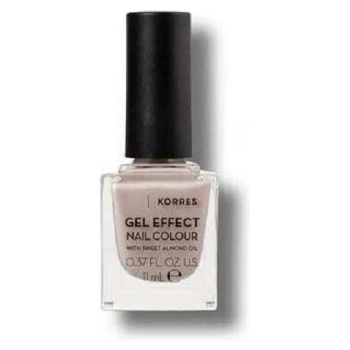 KORRES Лак с гел ефект с бадемово масло , Korres Gloss Nail Polish Long Lasting 12 Ceramic Glaze 11ml