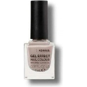 KORRES Лак с гел ефект с бадемово масло , Korres Gloss Nail Polish Long Lasting 12 Ceramic Glaze 11ml