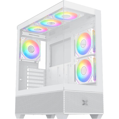 Ion Computers Геймърски компютър ION Alphard Arctic с процесор AMD Ryzen 7 5700X, видео карта GeForce RTX 5060 8GB GDDR7, RAM памет 16GB(2x8GB) DDR4 3200MHz, SSD 1TB NVMe PCIe Gen4 (c003388)