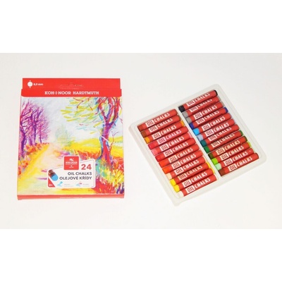 Koh-i-noor pastely olejové 24 ks – Zboží Dáma