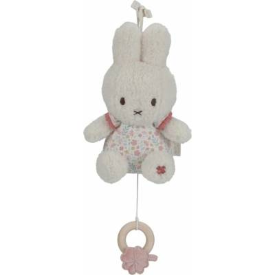 Little Dutch Miffy Fluffy Lucky Blossom Music Box kontrastná závesná hračka s melódiou Pink 1 ks
