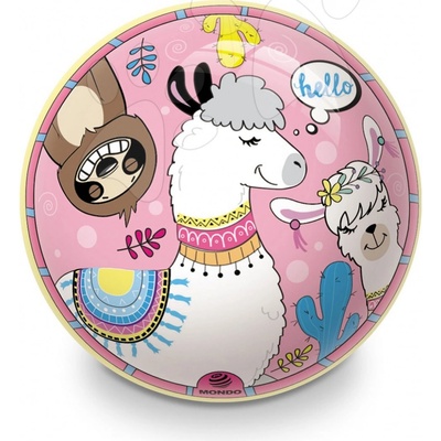 Mondo Gumová rozprávková lopta Llama a priatelia 14 cm
