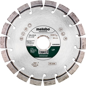 Metabo Диамантен режещ диск Dia-TS 150x22.23 мм - UP, Универсален, Професионален 628560000 (628560000)
