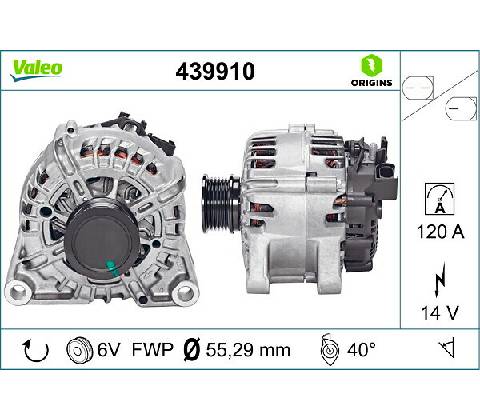 Alternátor VALEO 439910