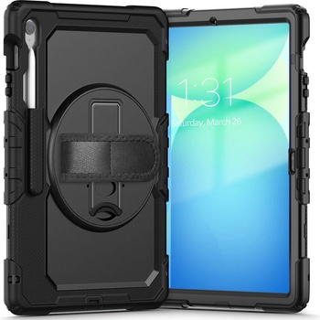 Tech-Protect 360 градусов калъф за таблет Samsung Galaxy Tab S10 Fe+ Plus 13.1 X620 / X626B от Tech-Protect Solid - Black (5906302368235)