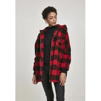 Urban classics Анорак Urban classics Check parka - Red (Red Flash / Black)