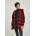Urban classics Анорак Urban classics Check parka - Red (Red Flash / Black)