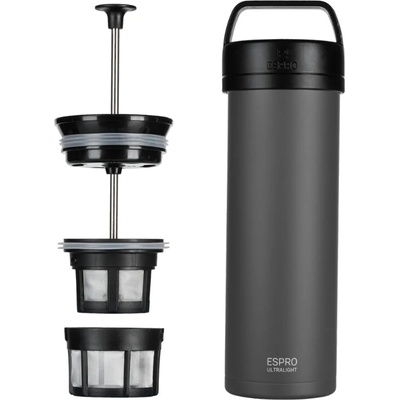Espro Ultra Light Coffee Press 450 ml Šedá