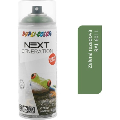 Dupli Color NEXT sprej 400 ml RAL6011 rezedová zelená lesk