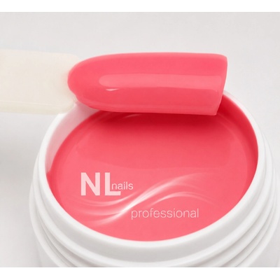 NL nails professional Uv Led barevný gel pastelo rosa 5ml