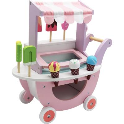 Moni Toys Дървена количка за сладолед w10a095 (111834)