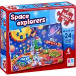 KS Games Пъзел KS Games от 24 XXL части - Космически изследователи (JP31011) - baby