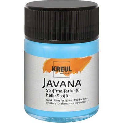 Farba na svetlý a tmavý textil JAVANA 50 ml Light Blue