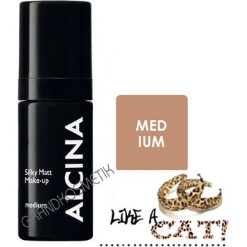 Alcina Silky Matt matující make-up medium 30 ml