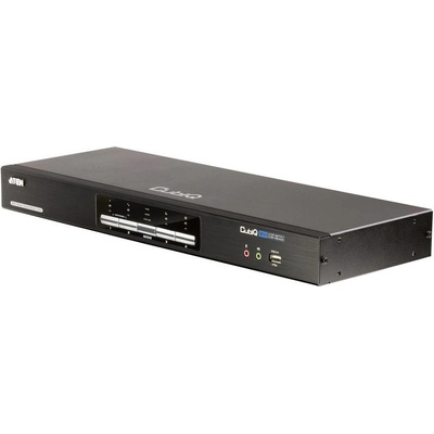 Aten CS-1644A-AT-G 4-port DVI Dual View USB 2.0 KVMP Switch, 2.1 Surround Sound