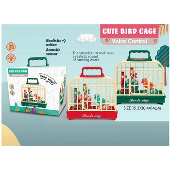 ПТИЦА В КЛЕТКА НА БАТЕРИИ