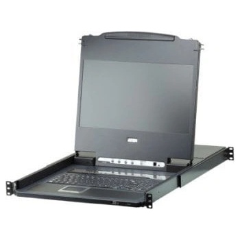 ATEN CL6708MW-ATA-AG стелажна конзола 43, 9 см (17.3") 1920 x 1080 пиксела Метал, Пластмаса Черен 1U (14.01. 6818) (14.01.6818)