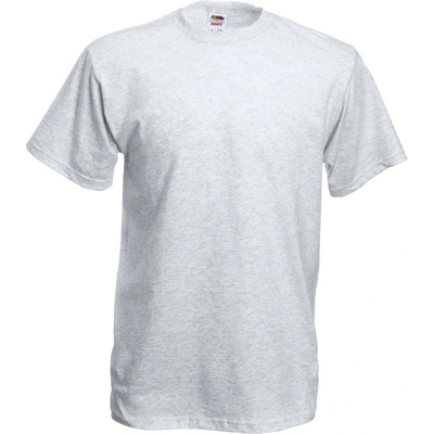 Fruit of the Loom tričko Valueweight T krátký rukáv pánské melír šedá