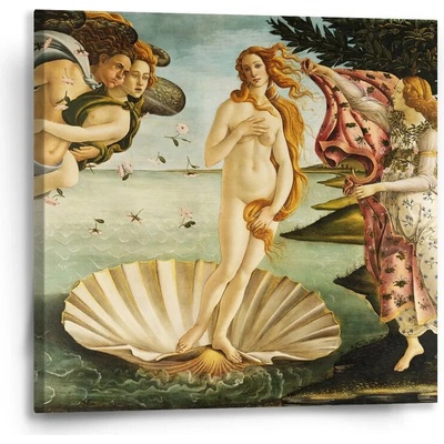 Sablio Obraz Zrodenie Venuše - Sandro Botticelli - 50x50 cm