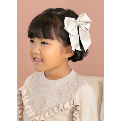 Abel & Lula Klip do vlasů mašle zlatá