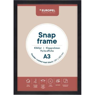 Gastrofans Klaprám Europel A3, 25 mm - matný černý