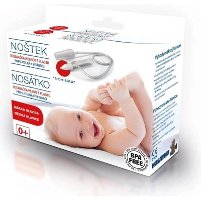 Nosátko nosná odsávačka nos. plast měkká hlavice