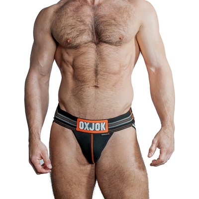 Oxballs OXJOK SLINGJOCK Upthrust Slider Jock Black Iron