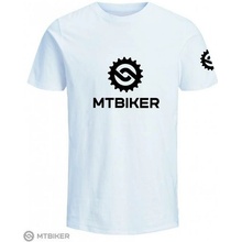 Mtbiker Logo 2 tričko bílé