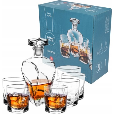 arco na whisky Altom Design Mkarafa a sklenic 6 x 750 ml