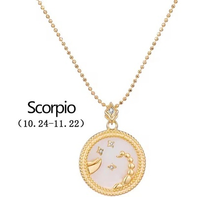 Majya Stříbrný přívěsek s řetízkem MOONLIGHT SCORPIO 10885