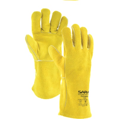 Sara Workwear Ръкавици за заварчици welder heavy - защита и издръжливост (1-19-rspaw002)